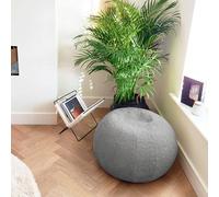rucomfy Beanbags rucomfy Indoor Snug Pouffe - Comfortable Bean Bag Footstool in Grey rucomfy Beanbags Grey