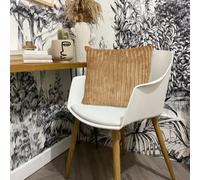 rucomfy Beanbags Rucomfy Jumbo Cord 45X45Cm Cushion - Caramel Soft Textured Scatter Pillow