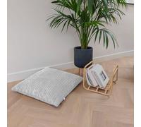 rucomfy Beanbags rucomfy Jumbo Cord Bean Bag Floor Cushion - Indoor Versatile Seat in Light Grey rucomfy Beanbags Light Grey