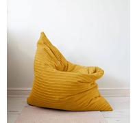 rucomfy Beanbags rucomfy Jumbo Cord Bean Bag Floor Cushion - Indoor Versatile Seat in Mustard rucomfy Beanbags Mustard