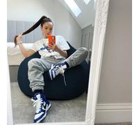 rucomfy Beanbags Rucomfy Jumbo Cord Navy Slouchbag - Indoor Classic Bean Bag For Adults