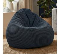 rucomfy Beanbags Rucomfy Jumbo Cord Navy Slouchbag - Indoor Classic Bean Bag For Adults