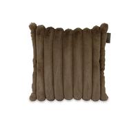 rucomfy Beanbags rucomfy Ribbed Faux Fur 45x45cm Cushion - Luxury Home Decor Pillow in Chocolate | Size: 45x45 cm rucomfy Beanbags Chocolate 45x45 cm