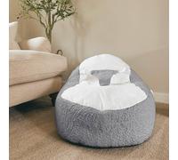 rucomfy Beanbags rucomfy Snug Gaga Baby Bean Bag - Soft & Supportive Newborn Seat in Grey rucomfy Beanbags Grey