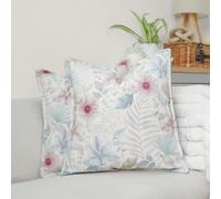rucomfy Beanbags Rucomfy Velora 45X45Cm Cushion - Colorful Water Botanicals Decorative Pillow