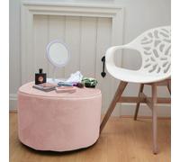 rucomfy Velvet Pouffe - Pink