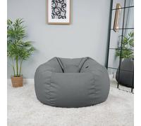 rucomfy Beanbags rucomfy Veneto Classic Bean Bag for Adults - Soft Lounge Chair in Grey rucomfy Beanbags Grey