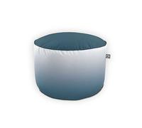 rucomfy Blue Gradient Indoor & Outdoor Pouffe Beige