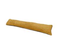 rucomfy Fabric-Filled Heavy Door Draught Excluder - 88cm Long Under Door Seal Energy Saving Draft Blocker Weather Proof Guard - Noise Reduction - 88cm x 18cm x 15cm (Waffle, Mustard)