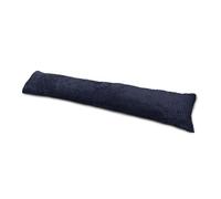 rucomfy Fabric-Filled Heavy Door Draught Excluder - 88cm Long Under Door Seal Energy Saving Draft Blocker Weather Proof Guard - Noise Reduction - 88cm x 18cm x 15cm (Waffle, Navy Blue)