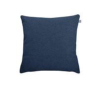 rucomfy Fibre-Filled Nordic Square or Rectangle Scatter Pillow and Cover for Sofa, Bed or Chair Pre Filled with Fibre Inner. Chunky Durable Machine Washable Fabric (45cm x 45cm, Marine Blue)