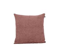 rucomfy Fibre-Filled - Waffle Pillow for Living Room Sofa or Chair - Thick Cosy Fabric Square Cover with Fibre Inner Filling - 50cm x 50cm (Blush Pink, 1 Pack)