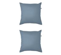 rucomfy Indoor/Outdoor Cushion with Insert Filling - Accessories for Home and Garden Decor Scatter Pillow - Pre Filled with Fibre Inner - Water Resistant - 45 x 45cm (2, Seafoam Blue, 45cm x 45cm)