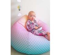 rucomfy Mermaid Ombre Kids Classic Beanbag Multi