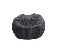 rucomfy Mini Slouch Jumbo Cord Beanbag Slate Grey
