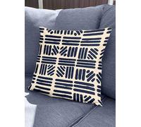 rucomfy Navy Hatch Indoor & Outdoor 45x45cm Cushion Navy
