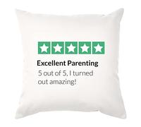 rucomfy Review Cushion Gift with Fibre Filling for Mum Mummy or Dad Daddy - Home Decor Throw Pillow 16” Filled with Fibre Inner - Gift Idea for Birthday or Special Ocassion - (40 x 40cm)