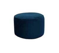 rucomfy Round Velvet Pouffe Beanbag Pink