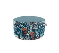 rucomfy Sea Breeze Indoor & Outdoor Drum Pouffe Blue