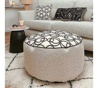 rucomfy Snug Circle Geo Drum Pouffe Multi