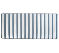 rucomfy Stripe Garden Bench Cushion - Blue & White
