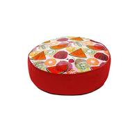 rucomfy Watermelon Indoor & Outdoor Floor Cushion Red