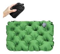 RUCUDIM Portable Air Sitting Pad with Carry Bag, Portable Lightweight Travel Air Sitting Pad, Waterproof Foldable Outdoor Chair Cushion, Air Seat Insulated for Camping, Hiking Travel, Beach, Lawn