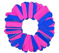 RUCUDIM Professional Nail File, 100 Pieces Mini Nail Files 180/240 Grit Double-Sided Disposable Nail File Set, Ideal for Manicure Shop, Nail Salon, Home, Nail Care