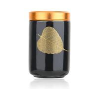 RUCUDIM Small Keepsake Urns - 3'' Handicrafted Mini Cremation Urn, Made of Ceramic, Decorative Funeral Urn for Pet or Human