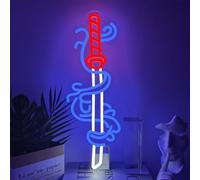 RuCvixkt Sword Neon Sign, Japanese Anime Samurai Neon Signs for Teens Game Room Decor, Light Sign for Bedroom Man Cave Wall Decor, Led USB Powered for Gamer Gifts Boys, Kids