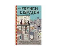 Rudd French Dispatch Poster Wall Art Print, Retro Aesthetic Room Decor Painting Canvas Posters for Home And Office Decorations 12x18inch(30x45cm)