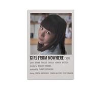 Rudd Girl From Nowhere Polaroid (8) Poster Wall Art Print, Retro Aesthetic Room Decor Painting Canvas Posters for Home And Office Decorations 08x12inch(20x30cm)