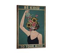 Rudd Mental Be Kind To Your Mind Poster Decorative Painting Canvas Wall Posters And Art Picture Print Modern Family Bedroom Decor Posters 08x12inch(20x30cm)