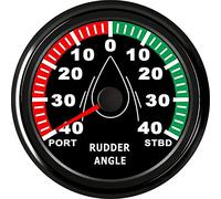 Rudder Angle Gauge Indicator 0-190ohm With Mating Sensor With Backlight 85mm 12V/24V