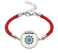 Rudder Exploration Military Ocean Army Lucky Red String Bracelet Rope Bracelet Handmade