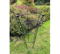 Ruddings Wood Peony Plant Support Herbaceous Plant Ring Frame Large Heavy Duty (H)80Cm (Dia)50Cm