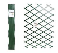 Ruddings Wood Pvc Expanding Garden Trellis Green Climbing Plant Frame (W)200Cm X (H)100Cm