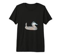 Ruddy Duck Watercolor Illustration Premium T-Shirt