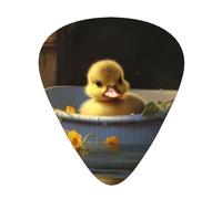 Ruddy Duckling Printed pick set - 12 pieces, thin, medium and thick guitar picks, suitable for guitar, bass, electric guitar and ukulele