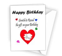 Rude Adult Birthday Card Funny Scratch to Reveal Him Her Sex Position 228