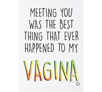Rude Birthday Card for Husband Card Funny Anniversary Boyfriend Anniversary Cheeky Girlfriend Valentines Day Card for Him Vagina Xmas PC381