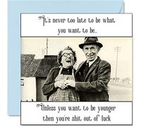 Rude Birthday Cards for Men & Women - Lucky Strike - Joke Happy Birthday Card for Mum Dad Grandad Nanny Sister Brother Uncle Auntie Cousin, 145mm Joke Humour Banter Bday Greeting Cards
