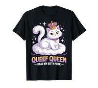 Rude Cat Meme Inappropriate Queen cat Joke for Grown-Up Laug T-Shirt