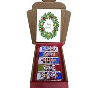 Rude Christmas chocolate wafer bar gift box