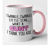 Rude Cunt Mug - Twinkle Twinkle Little Star (Pink)