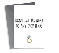 Rude - Engagement - diamond ring card