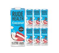 Rude Health 6 x 1 Litre Organic Coconut Dairy-Alt Milk, 100% Natural Organic Drink, Lactose Free, Dairy Free & Gluten-Free, No Added Sugar, Award-Winning, Healthy & Vegan, 100% Recyclable Packaging