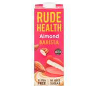 Rude Health 6 x 1 Litre Almond Barista Drink, Dairy Free, 100% Natural Drink, No Added Sugar, Healthy & Vegan Milk, Lactose Free Milk, No Additives, Gluten Free, Recyclable Packaging