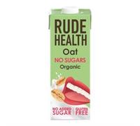 Rude Health No Sugars OatDairy FreeGluten FreeVeganOrganicNon GMO 1L