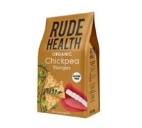 Rude Health 6 x 80g Organic Gluten-Free Chickpea Triangle Crackers, Award-Winning, Healthy & Vegan, 100% Recyclable Packaging